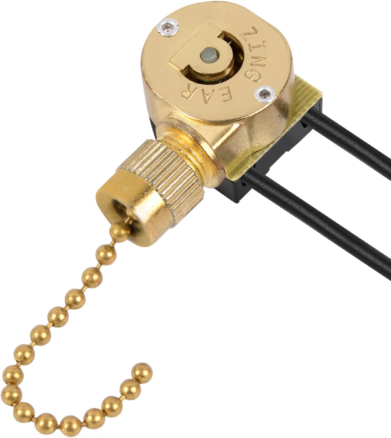 Ceiling Fan Switch Zing Ear ZE-109M Pull Chain Switch On/Off Light Switch compatible with Hunter Ceiling Fan Light Lamp Replacement