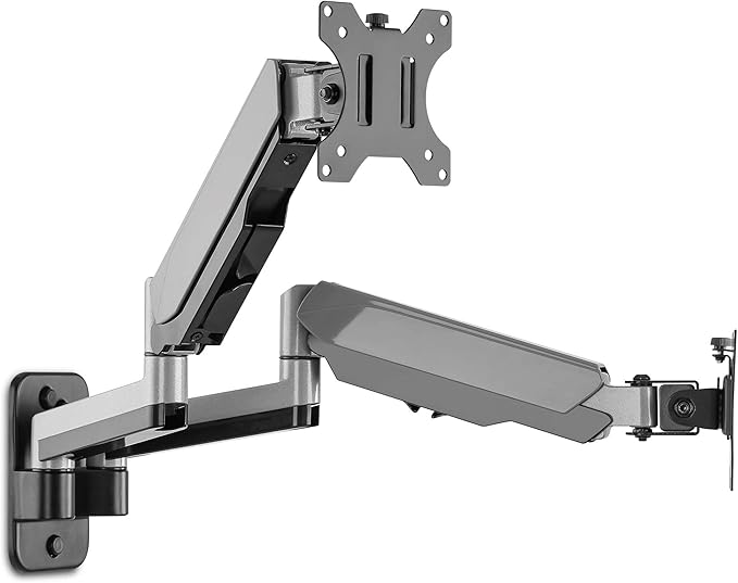 AVLT Dual 13"-32" Monitor Wall Mount fits Two Flat/Curved Computer Screen to by AVLT-USA