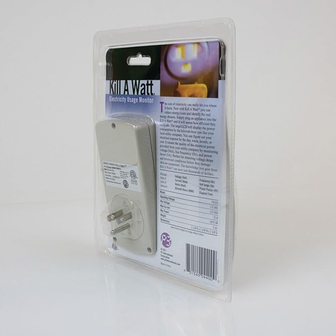 3-Pack P3 P4400 Kill A Watt Electricity Usage Monitor - Image 9
