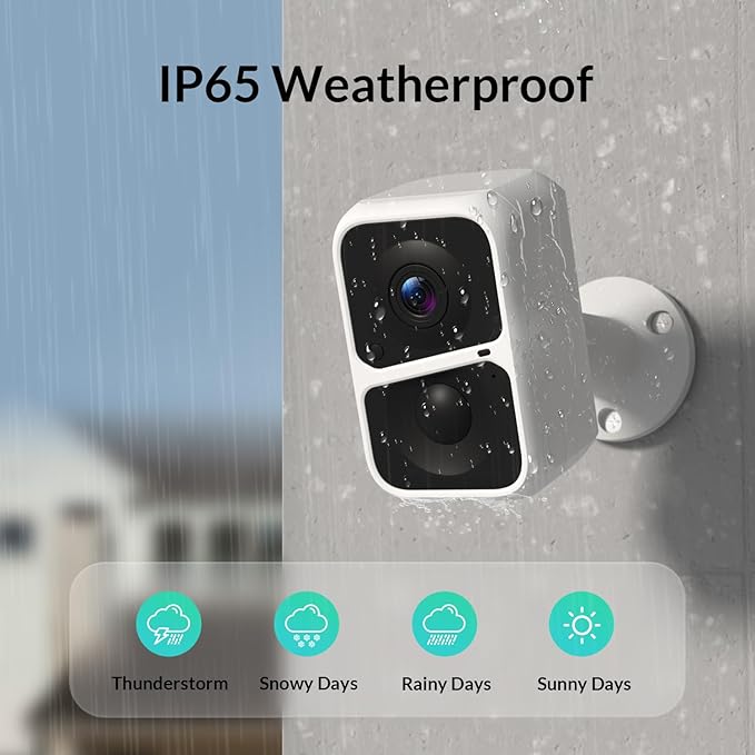 Vicohome 2K Battery-Powered WiFi Security Camera, Outdoor/Indoor - Image 2