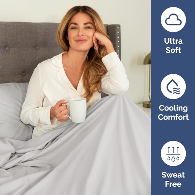Split Head King Sheet Set – 4 Piece Flex Split Top King Sheets - Image 5