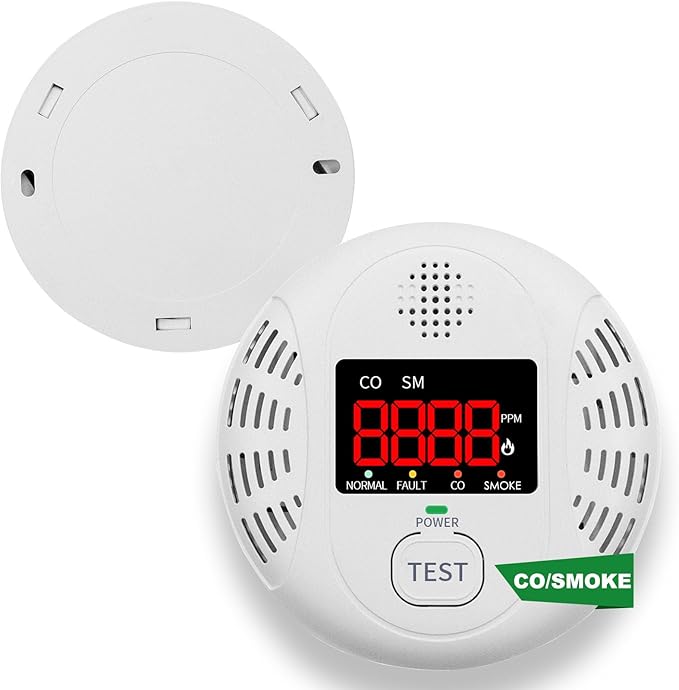 Vzmcov Carbon Monoxide and Smoke Detector Equipped - Image 2