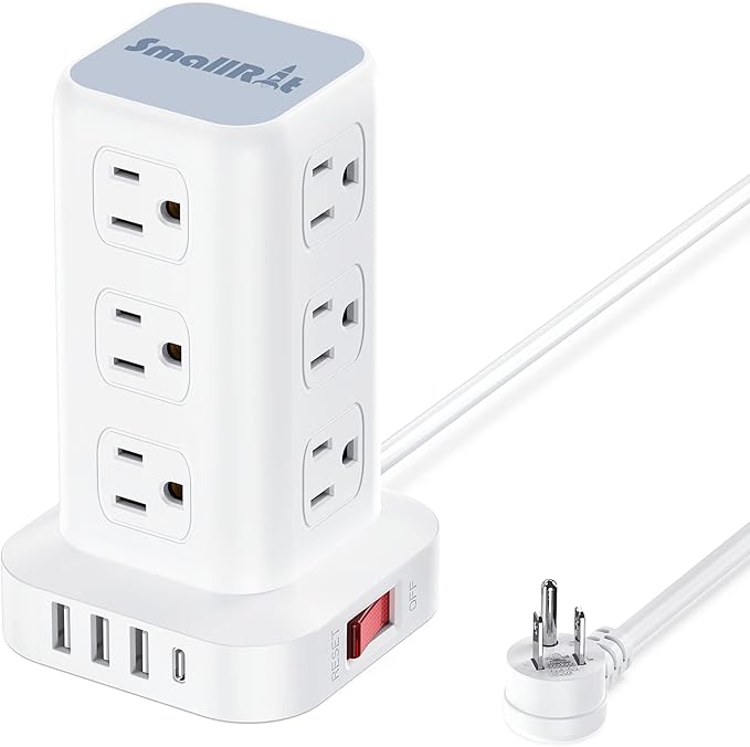 Tower Surge Protector Power Strip by SMALLRT