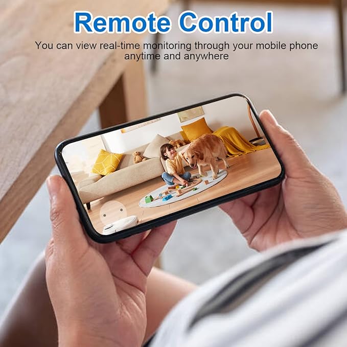 Alkaenum FHD 1080p Dome Camera WiFi Wireless Phone Charger, Indoor Security - Image 6