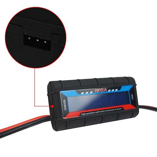 Proshopping 150A RC Watt Meter, High Precision Power Analyzer, DC 0-60V Volt - Image 3
