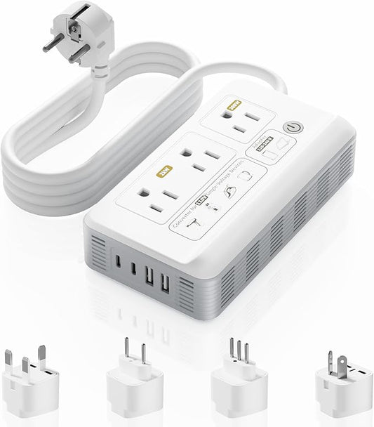 Mapambo 2000W Voltage Converter US to Europe, 7 in 1 Converter by Mapambo