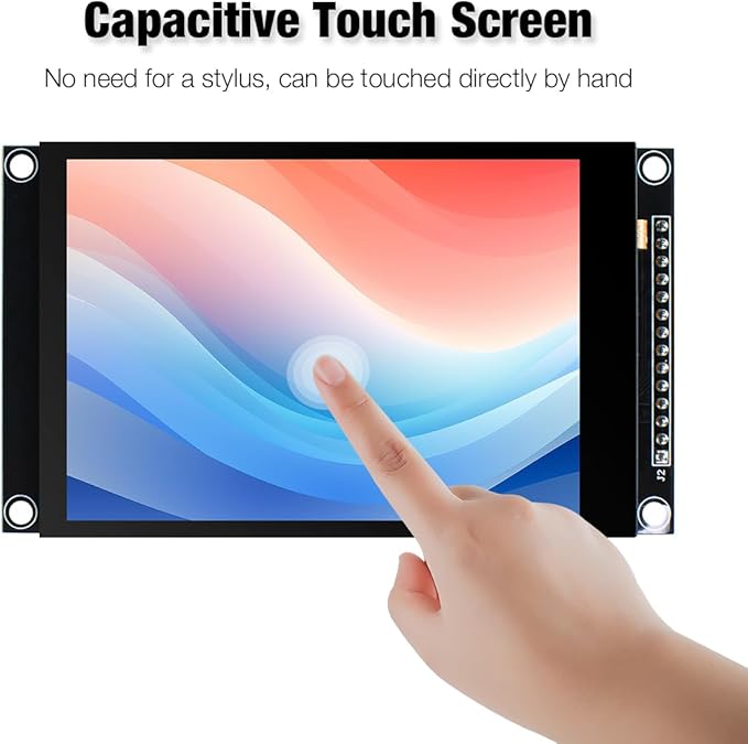 Hosyond 3.5 inch 320x480 IPS Capacitive Touch Screen LCD Module SPI Serial - Image 2