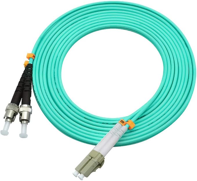 Jeirdus 3Meters 10ft LC to ST Duplex 50/125 10G OM3 Multi-Mode Fiber Optic - Image 3