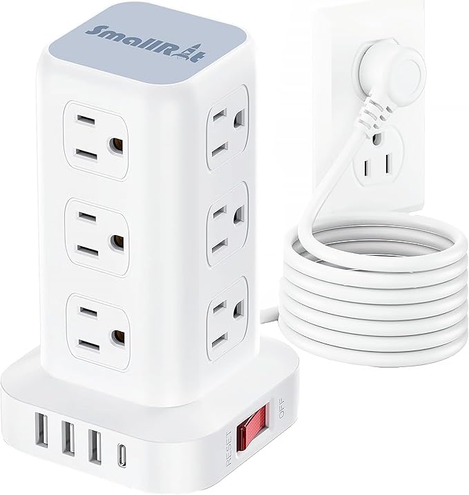 Tower Surge Protector Power Strip by SMALLRT