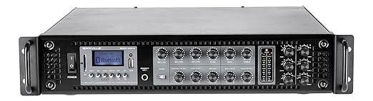 Rockville RCS2-320-6 320W 6-Zone Stereo/Mono Commercial 70V Amplifier, Optical by Rockville