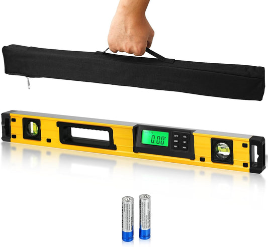 24 Inch Smart Digital Level, LCD Screen Magnetic Electronic Level Tool