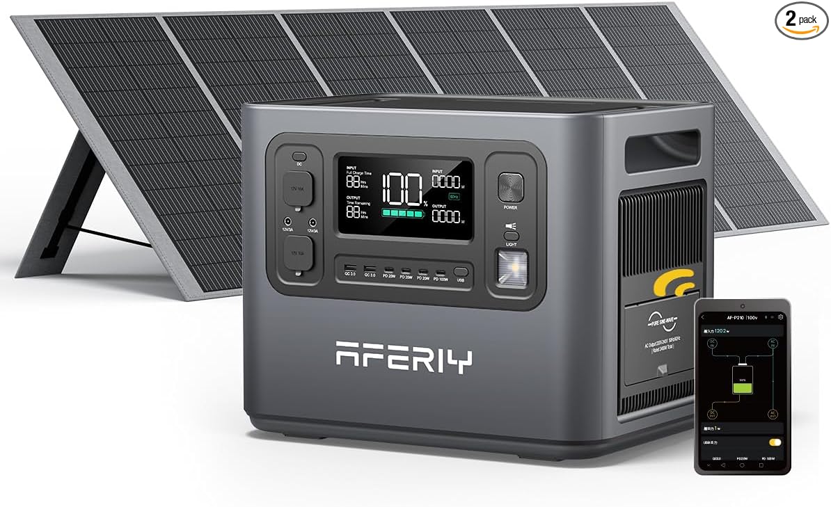 AFERIY Portable Power Station AF-P210 2048Wh | 2400W by AFERIY