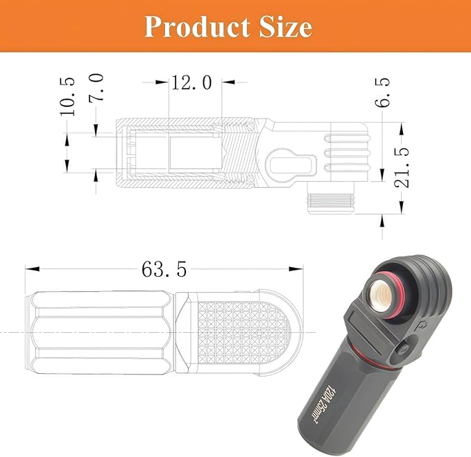 1 Set Battery Energy Storage Connector 120A 25mm² High Current HV Connectors - Image 6