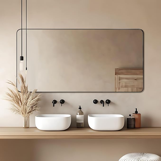 ANDY STAR Black Bathroom Mirrors - Image 2