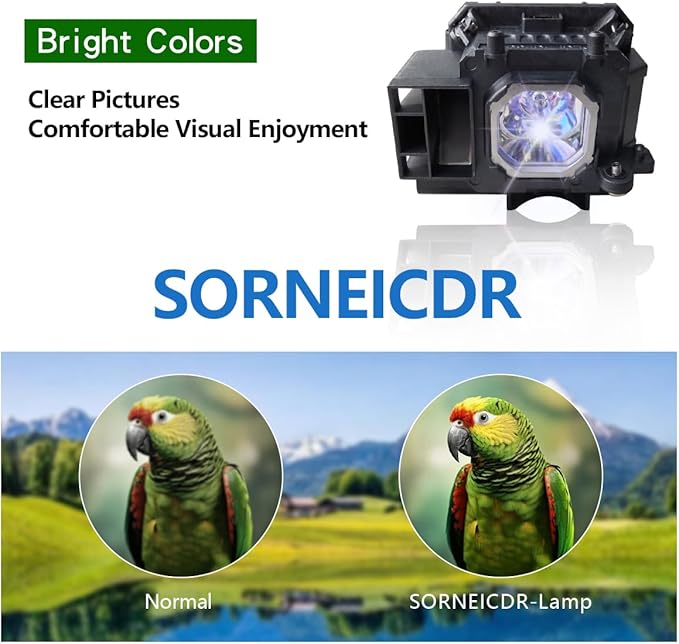 SORNEICDR NP16LP Replacement Projector Lamp Bulb Compatible - Image 3