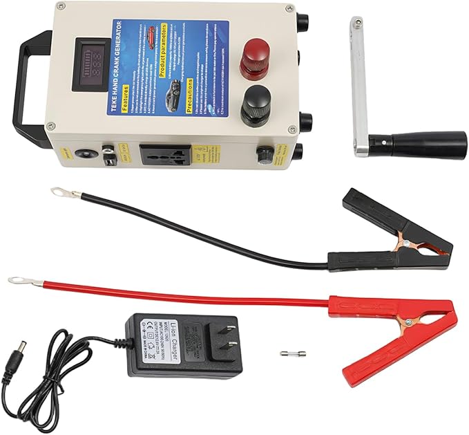 Hand Crank Generator & Portable Power Station, 150W 110V Manual Emergency - Image 9