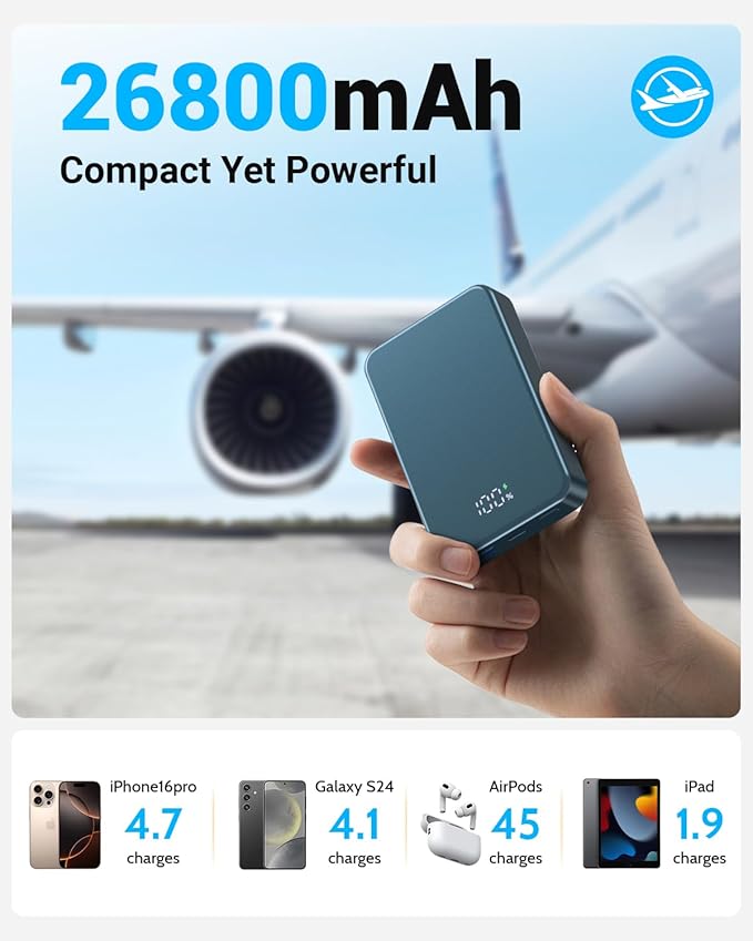 POAQCIF Magnetic Power Bank 26800mAh - Image 3