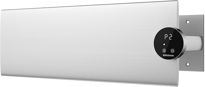 K&KALONZO Electric Towel Warmer, 18.8" W x 4.8" H Wall-Mounted Towel Heater by KKALONZO