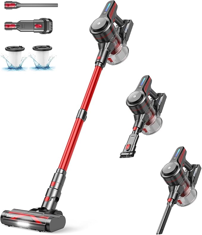 CHEBIO Cordless Vacuum Cleaner, Stick Vacuum by CHEBIO