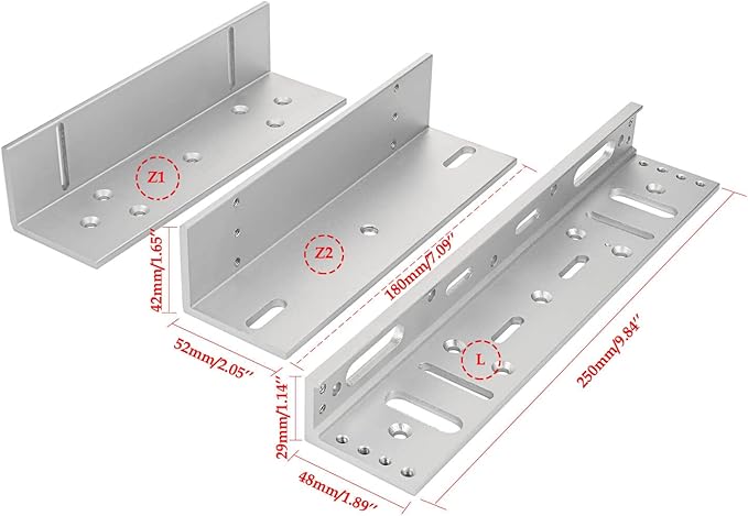 Electric Magnetic Lock with Z and L Bracket 280KG 600LBS Holding Force - Image 7