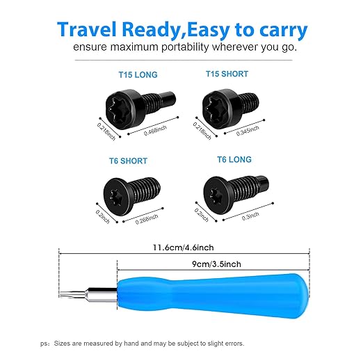 Replacement Screwdriver T6 T15 & + 20Pcs Screws Fit Ring Doorbell 2 3 4 Plus - Image 6