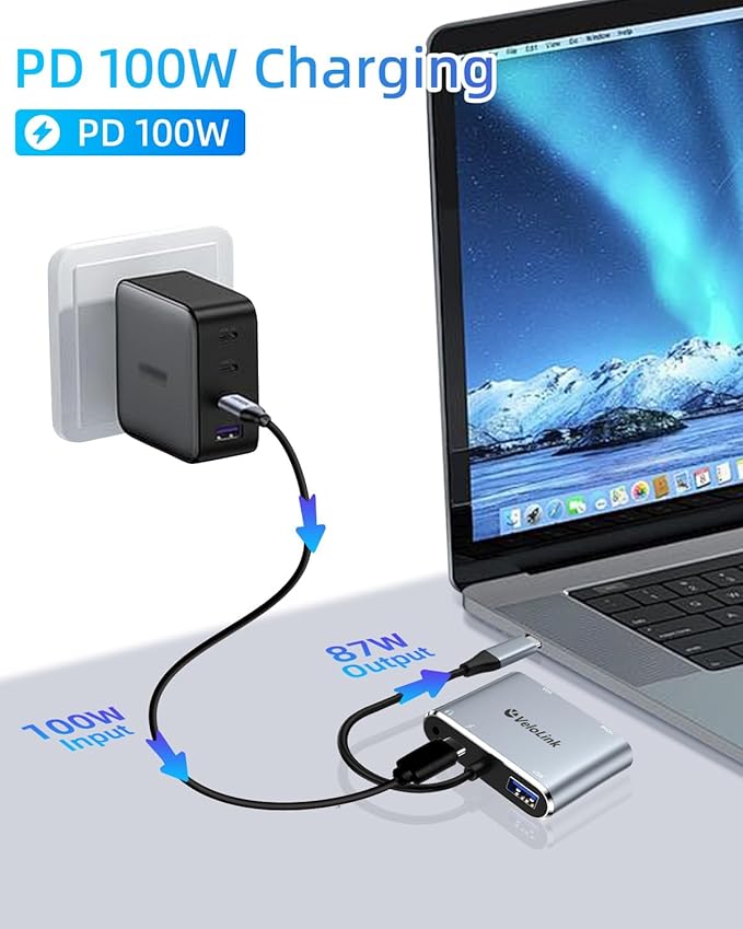 velolink USB C Hub MultiPort Adapter - Image 5
