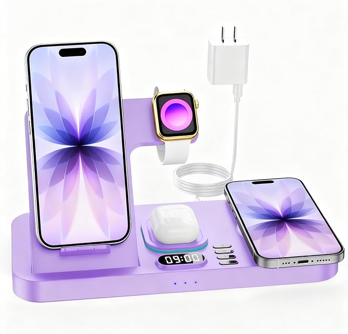 Dual Phone Wireless Charging Station by Feiltik