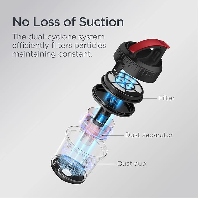Eureka Bagless Canister Vacuum Cleaner, Lightweight Vac - Image 4