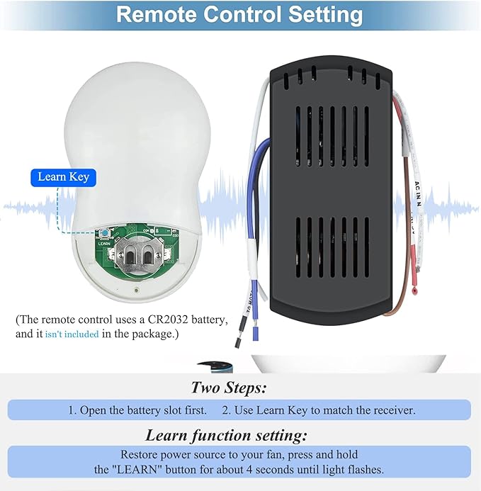 Smart WiFi Universal Ceiling Fan Remote Control Kit - Image 5