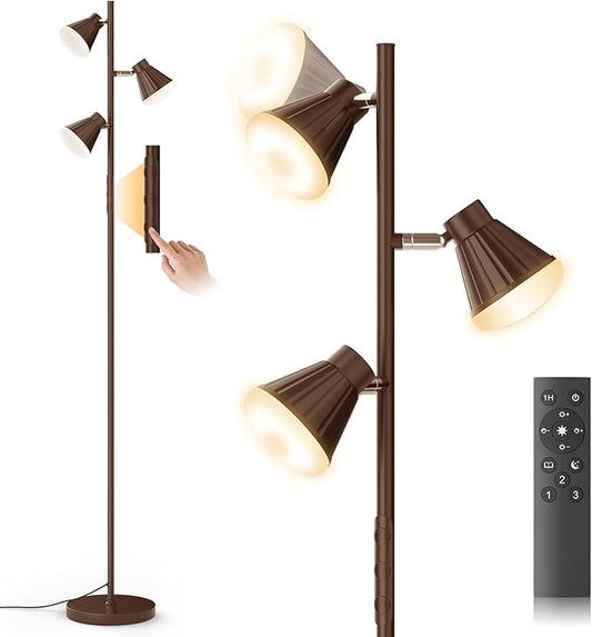 SIBRILLE 36W LED Tree Floor Lamp, Dimmable Tall Standing Lamp by SIBRILLE