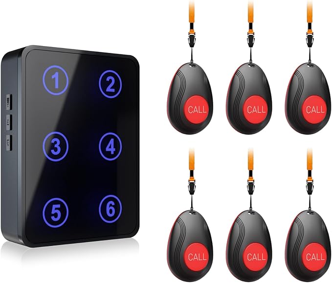 CallToU Wireless Call Button Caregiver Pager Nurse Call System by CallToU