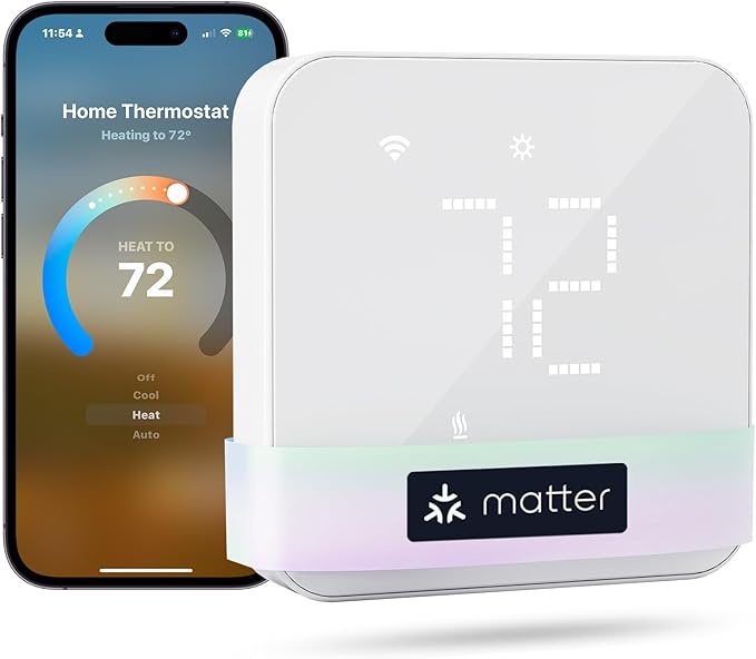 meross Smart Thermostat for Home, WiFi Thermostat Works by meross
