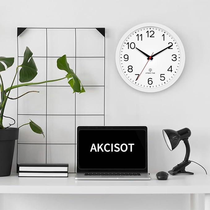 AKCISOT Atomic 10 Inch Wall Clock Analog Clocks - Image 7