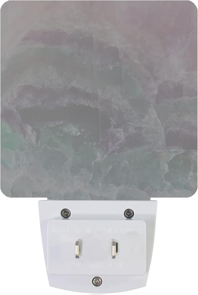 Smoaffly Color Pink Fluorite Crystal Stone Night Light Plug-in LED Nightlights - Image 3