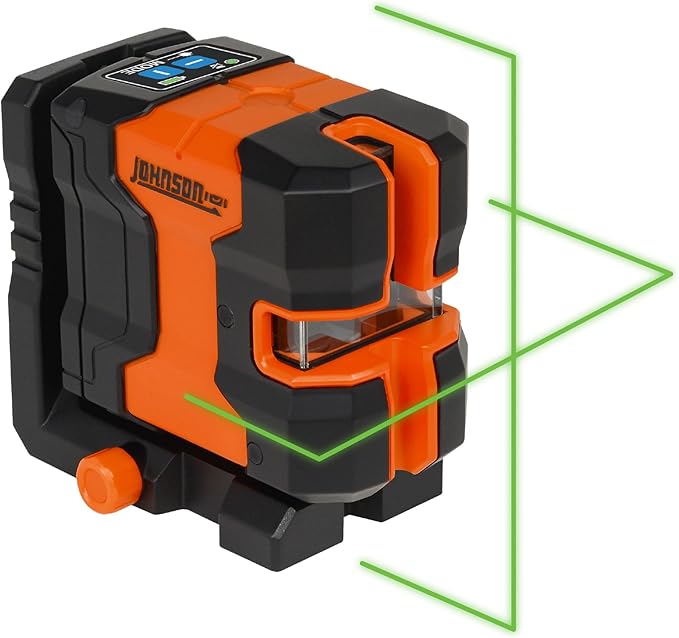Johnson Level & Tool JLN300-GNCL Laser Level, Self-Leveling Cross-Line Laser - Image 2