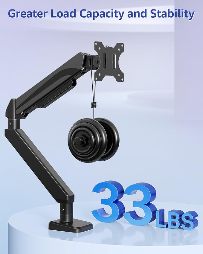 MOUNTUP Heavy Duty Single Monitor Arm - Image 2