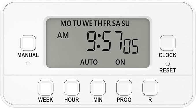 STANLEY 2 Grounded Outlet Digital Weekly Timer Security Mode 8 On/Off Program - Image 2