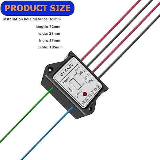 URANT 1NO 1NC 8A Power Relay Module, Suitable - Image 2