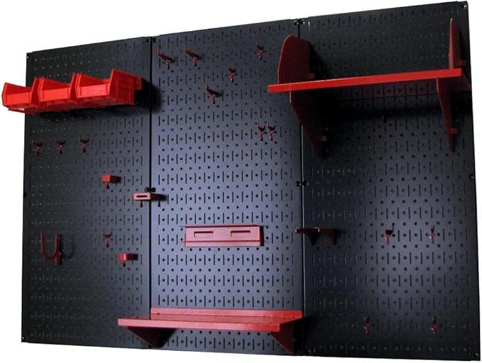 Wall Control Pegboard Organizer 4 ft. Metal Pegboard Standard Tool Storage Kit - Image 2