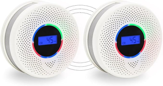 10-Year Battery Wireless Interconnected Smoke and Carbon Monoxide Detector by Unknown