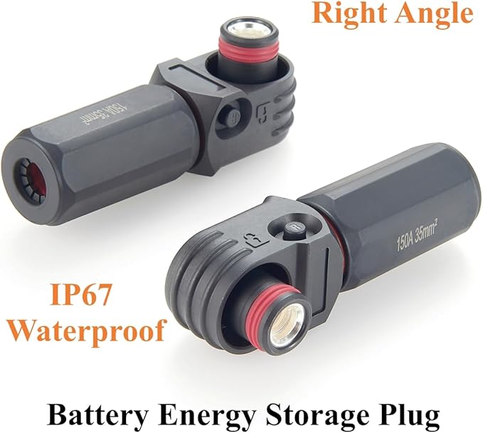 IP67 Waterproof EV Battery Container Connector Right Angle 150A 35mm² HV Energy - Image 6
