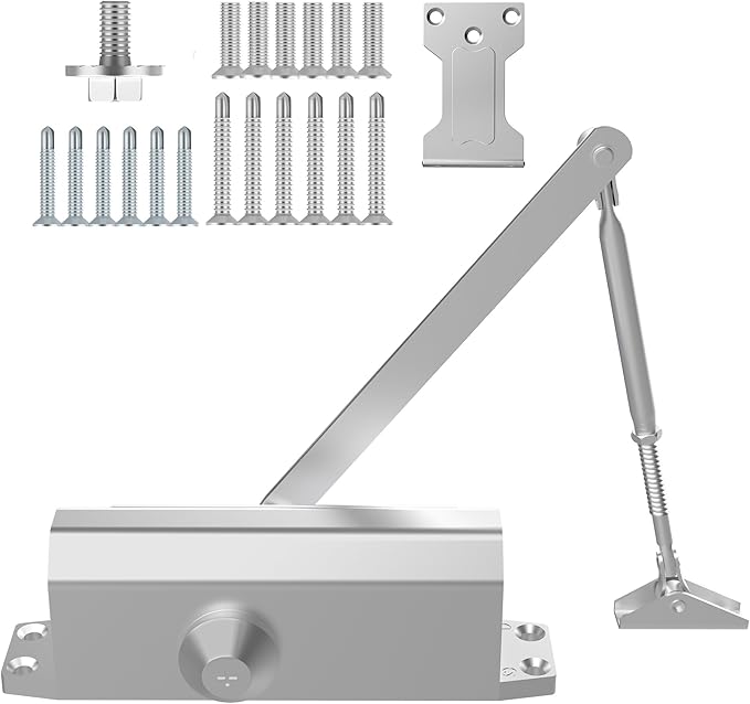 Jayseon Automatic Door Closer for Home & Commercial Door Closer, Fits 99~143 lb by Jayseon