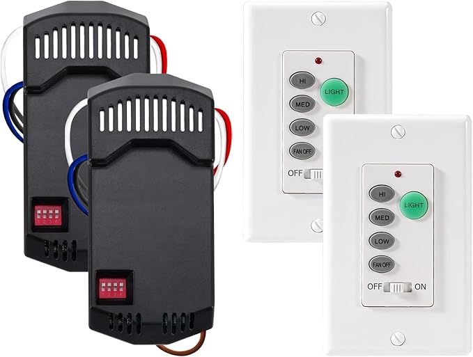 Humpptom Universal Ceiling Fan Remote Control, Ceiling Fan Wall Switch UC9050T by Humpptom