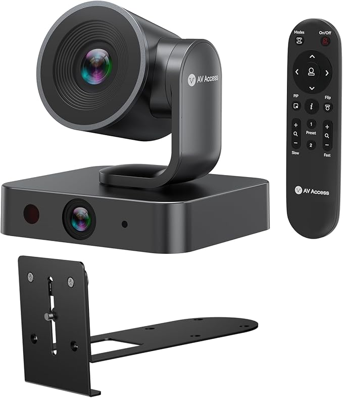 AV Access 4K Conference Room Camera, Dual Lens Cam, 3X Optical/5X Digital Zoom - Image 8