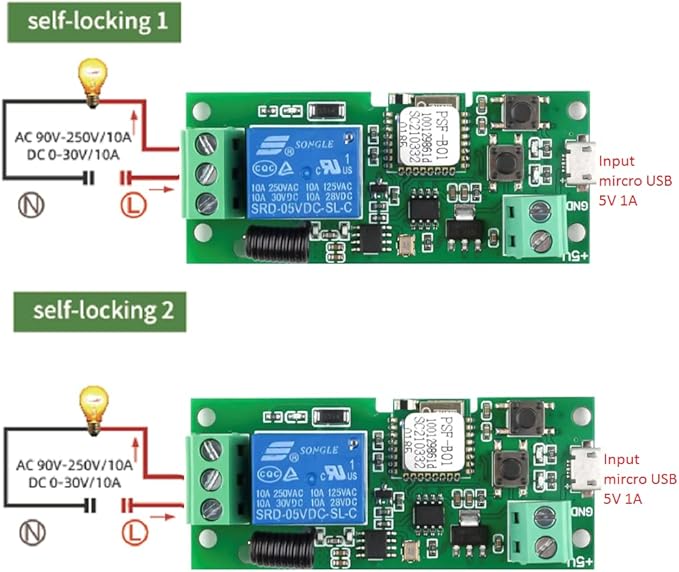 MHCOZY WiFi Wireless Smart Switch Relay Module - Image 4
