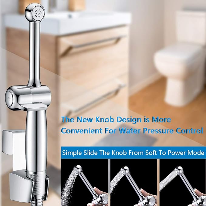 Handheld Bidet Sprayer for Toilet, Hand Held Bidet Attachment, Cloth Diaper - Image 7