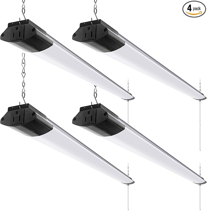 Barrina BS84 LED Shop Lights for Workshop 4FT, 5000K Linkable Light Fixture for by Barrina