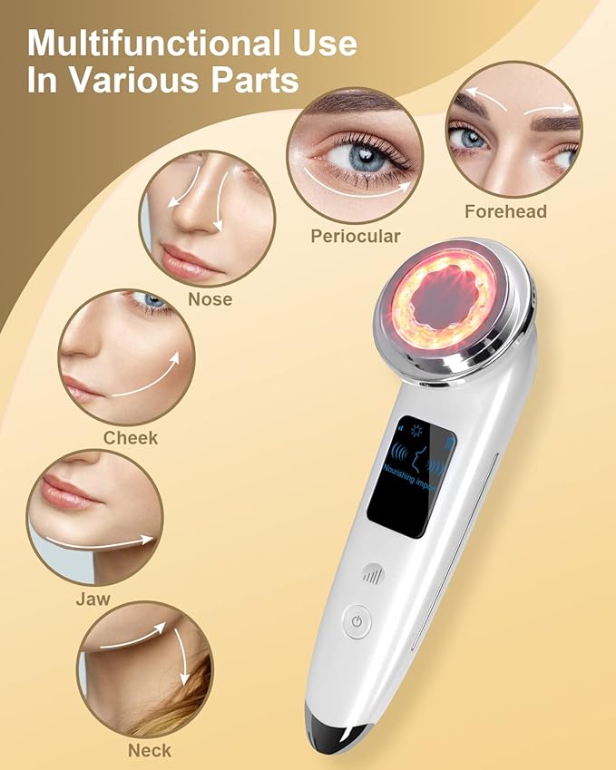 Face Massager Electric Face Lifting 4 in 1 Facial Massager Anti Aging Skin - Image 4