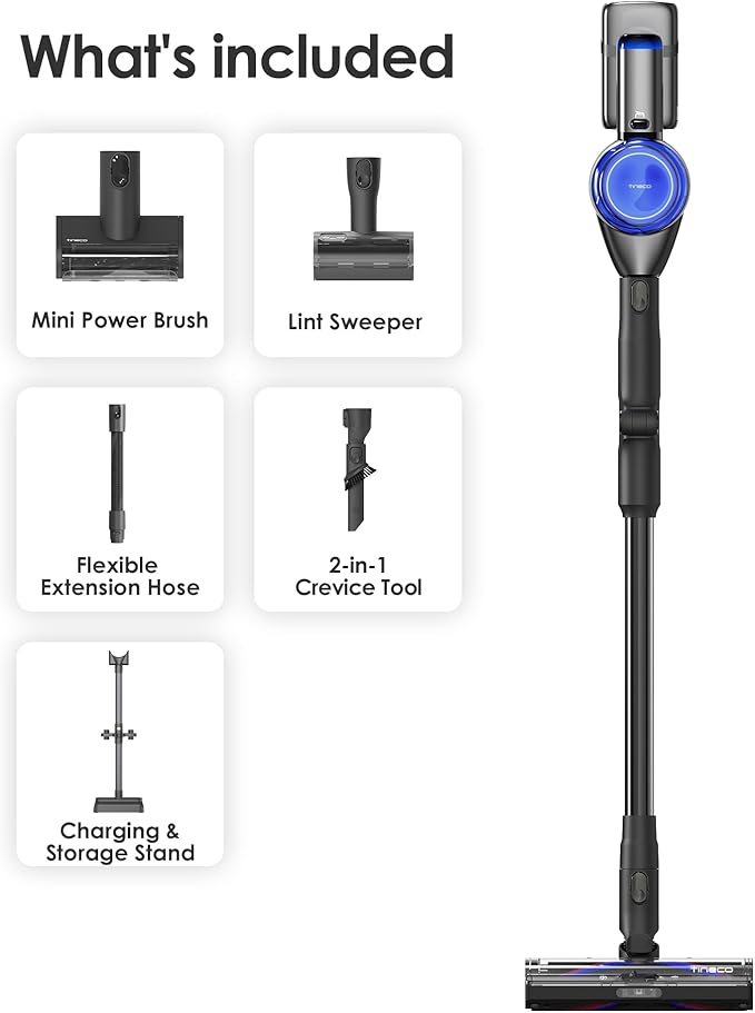 Tineco Pure ONE S70 Cordless Vacuum Cleaner, 200AW Powerful Suction, 3D Sense - Image 9