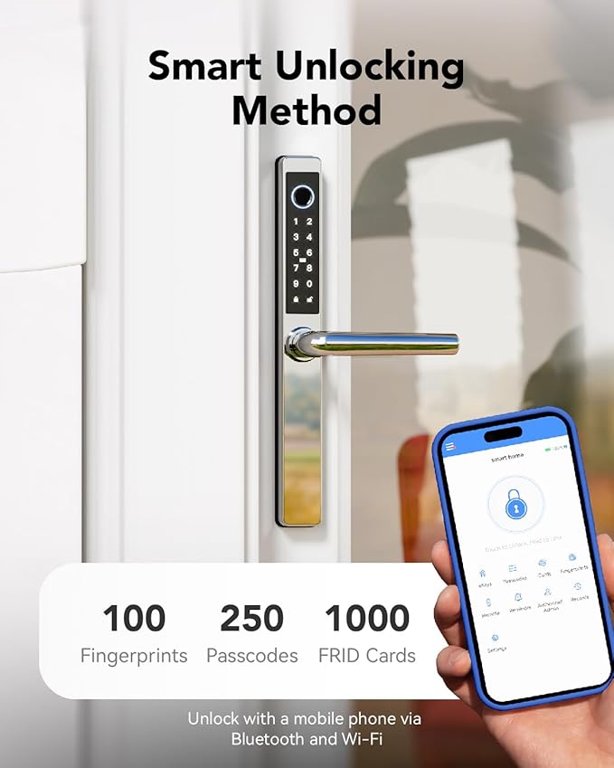 Electronic Smart Door Lock Fingerprint Door Lock - Image 7